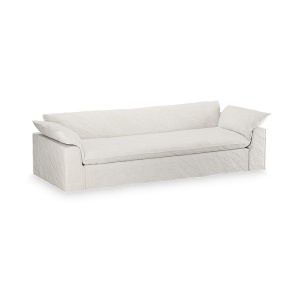 Canapea crem din textil 305 cm Nomad Boucle HKliving