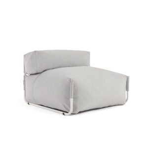 Canapea exterior modulara gri deschis din textil Square Kave Home