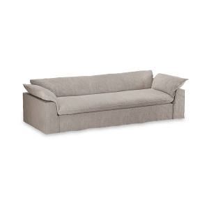 Canapea gri deschis din textil 305 cm Nomad Sneak HKliving