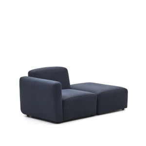 Canapea modulara albastra din textil pentru 1 persoana Neom Back Kave Home