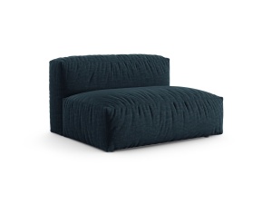 Canapea modulara albastru jeans din textil pentru 1 persoana Martina 132 XL Micadoni