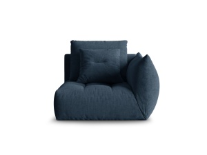 Canapea modulara albastru navy din textil pentru 1 persoana Bloom Wind Right Micadoni