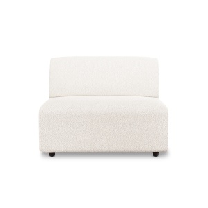 Canapea modulara crem din textil 94 cm Jax Middle Boucle HKliving