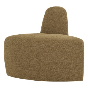 Canapea modulara gelbena/maro din textil 76 cm Mojo Boucle Corner Woood