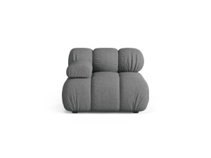 Canapea modulara gri din textil pentru 1 persoana Bellis Left Liberty Micadoni