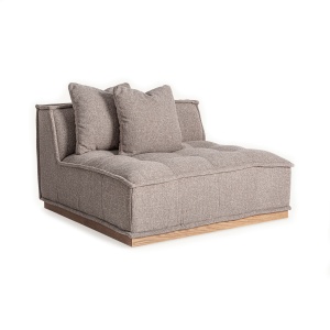 Canapea modulara maro din textil pentru 2 persoane Aspach Central Vical Home