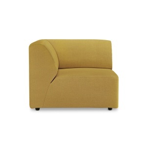 Canapea modulara ocru din textil 94 cm Jax Left HKliving