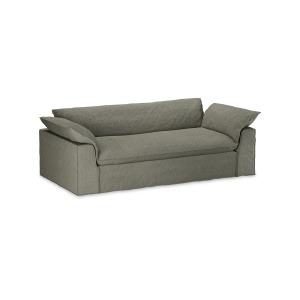 Canapea verde army din textil pentru 3 persoane Nomad HKliving