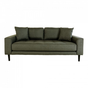 Canapea verde oliv din textil 2,5 persoane Rema House Nordic