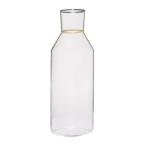 Carafa transparenta/galbena din sticla 1.6 L cm Orbit Hubsch