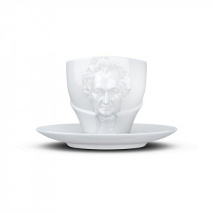 Ceasca alba din portelan 260 ml Johann Wolfgang von Goethe Tassen