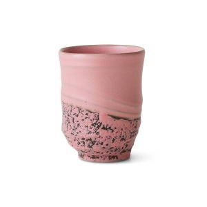 Ceasca roz din ceramica 7x9 cm Artist ceramics Smooth HKliving