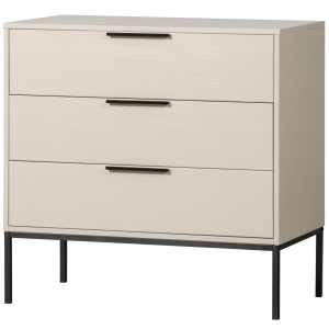Comoda din lemn gri 94 cm Adam Woood