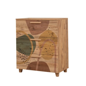 Comoda multicolora 80 cm Leva Gravis The Home Collection