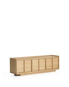 Comoda TV maro 200 cm Onix Oak Kave Home
