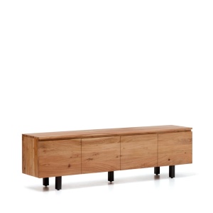 Comoda TV maro din lemn 200 cm Uxue Kave Home