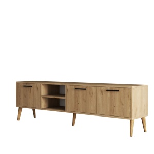Comoda TV maro stejar din lemn 180 cm Exxen The Home Collection
