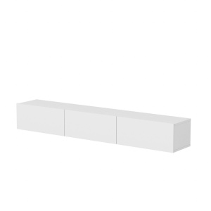 Comoda TV pentru perete alba 180 cm Terra The Home Collection