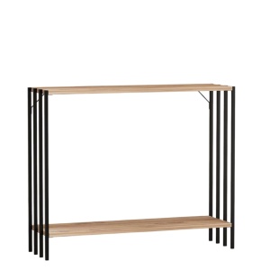 Consola maro/neagra 90 cm Verona The Home Collection