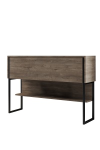 Consola neagra/maro 120 cm Luxe The Home Collection