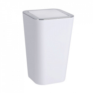 Cos de gunoi din plastic alb 6 L Candy Wenko