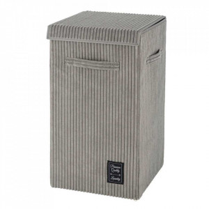 Cos de rufe gri din fibre sintetice 63 L Cora Wenko