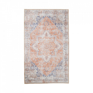 Covor albastru/portocaliu din fibre sintetice 160x230 cm Havana Chenille House Nordic
