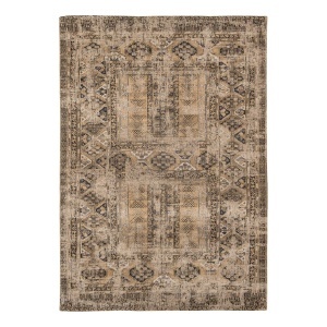Covor bej din fibre sintetice Agha Old Gold Louis de Poortere (diverse dimensiuni)