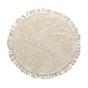 Covor crem din textil 100 cm Orwen Kave Home