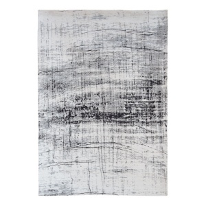 Covor negru/alb din fibre sintetice Metro Black & White Louis de Poortere (diverse dimensiuni)