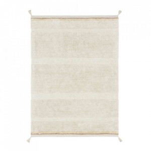 Covor pentru copii bej din bumbac 140x200 cm Bloom Lorena Canals
