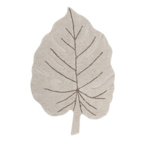 Covor pentru copii crem din bumbac 120x180 cm Monstera Lorena Canals