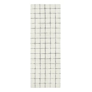 Covor pentru copii crem/gri din fibre naturale 80x230 cm Mosaic Lorena Canals