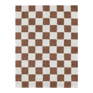 Covor pentru copii maro/crem din bumbac 140x200 cm Tiles Lorena Canals