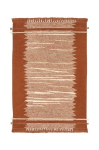 Covor pentru copii maro teracota din fibre naturale 200x300 cm Sumak Lorena Canals
