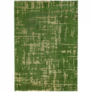 Covor verde din fibre sintetice Baobab Perrier's Green Louis de Poortere (diverse dimensiuni)