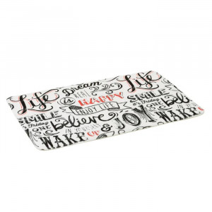 Covoras pentru baie multicolor din microfibre 45x70 cm Happy The Home Collection