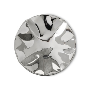 Decoratiune de perete argintie din metal 68 cm Dent HKliving