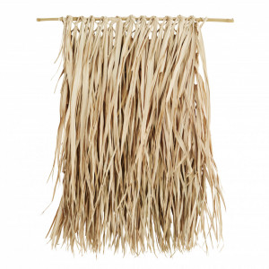 Decoratiune de perete maro din fibre naturale 50x80 cm Zambis Madam Stoltz