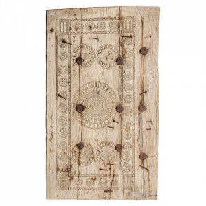 Decoratiune de perete maro din lemn 81x150 cm Ornamental Vical Home