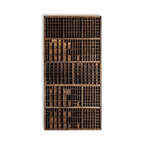 Decoratiune de perete maro din lemn 84x176 cm Kashere Vical Home