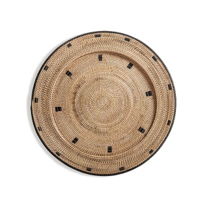 Decoratiune de perete maro din ratan 80 cm Dish Vical Home