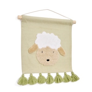 Decoratiune de perete multicolora din bumbac 40x55 cm Milu Kave Home