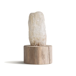 Decoratiune ivorie/maro din lemn 27 cm Kaja Vical Home