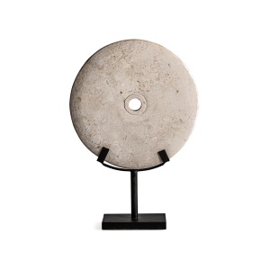 Decoratiune neagra/crem din marmura 45 cm Figuro Vical Home