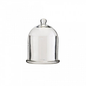 Decoratiune transparenta din sticla 18 cm Cover Madam Stoltz