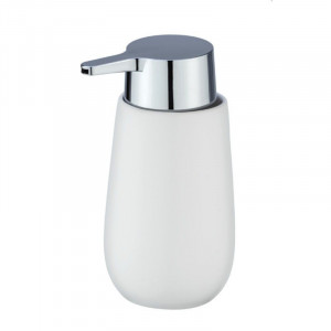 Dispenser sapun lichid alb din ceramica 320 ml Badi Wenko