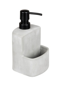 Dispenser sapun lichid gri din ciment 380 ml Festival Wenko