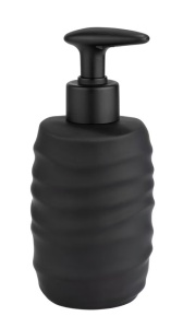 Dispenser sapun lichid negru din ceramica 400 ml Illana Wenko