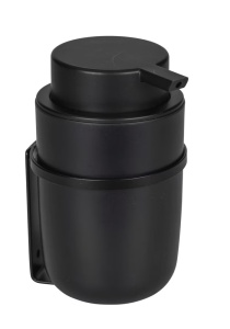 Dispenser sapun lichid negru din plastic 250 ml Carpino Wenko